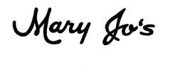 MARY JO'S logo