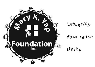 MARY K. YAP FOUNDATION INC. INTEGRITY EXCELLENCE UNITY logo