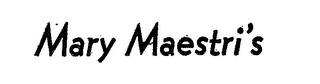 MARY MAESTRI'S logo