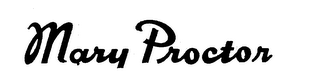 MARY PROCTOR logo
