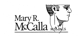 MARY R. MCCALLA M.D., F.A.C.S. logo