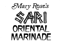 MARY ROSE'S SARI ORIENTAL MARINADE logo