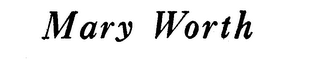 MARY WORTH logo
