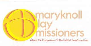MARYKNOLL LAY MISSIONERS WHERE THE COMPASSION OF THE FAITHFUL TRANSFORMS LIVES logo