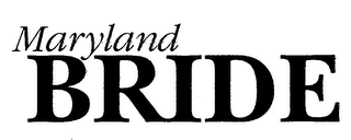 MARYLAND BRIDE logo
