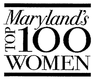 MARYLAND'S TOP 100 WOMEN logo