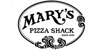MARY'S PIZZA SHACK SINCE 1959 logo