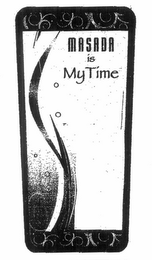 MASADA IS MY TIME RELAX DETOX REJUVENATE 100% NATURAL DEAD SEA MINERAL BATH SALT LAVENDER logo