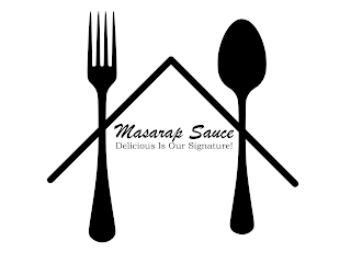 MASARAP SAUCE DELICIOUS IS OUR SIGNATURE! logo