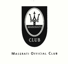 MASERATI CLUB MASERATI OFFICIAL CLUB logo
