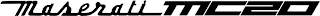 MASERATI MC20 logo