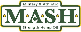 MASH MILITARY & ATHLETIC STRENGTH HEMP OIL logo
