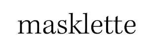 MASKLETTE logo