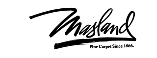 MASLAND FINE CARPET SINCE 1866 logo
