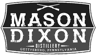 MASON DIXON DISTILLERY GETTYSBURG, PENNSYLVANIA logo