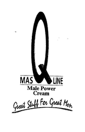 MASQLINE MALE POWER CREAM GREAT STUFF FOR GREAT MEN
