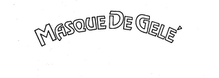MASQUE DE GELE logo