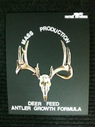 MASS PRODUCTION DEER FEED ANTLER GROWTH FORMULA logo