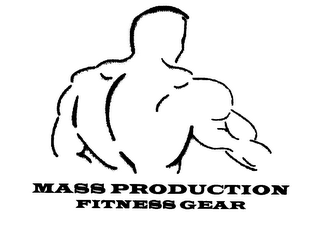 MASS PRODUCTION FITNESS GEAR logo