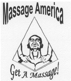 MASSAGE AMERICA GET A MASSAGE! logo