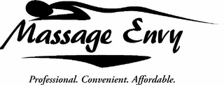 MASSAGE ENVY PROFESSIONAL. CONVENIENT. AFFORDABLE. logo