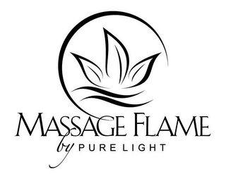 MASSAGE FLAME BY PURE LIGHT logo
