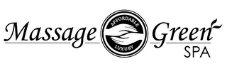MASSAGE GREEN SPA AFFORDABLE LUXURY logo
