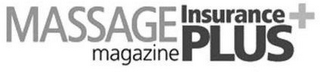 MASSAGE MAGAZINE INSURANCE PLUS + logo