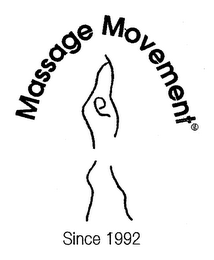 MASSAGE MOVEMENT SINCE 1992 logo