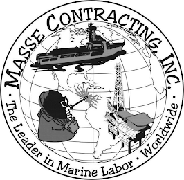 MASSE CONTRACTING, INC. · THE LEADER IN MARINE LABOR · WORLDWIDE · logo