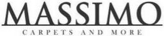 MASSIMO CARPETS AND MORE logo