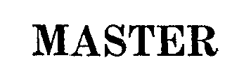 MASTER logo