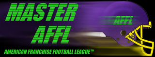 MASTER AFFL - AMERICAN FRANCHISE FOOTBALL LEAGUE logo