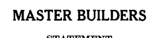MASTER BUILDERS logo