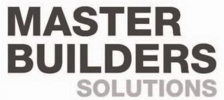 MASTER BUILDERS SOLUTIONS logo
