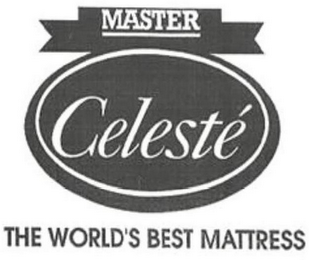 MASTER CELESTÉ THE WORLD'S BEST MATTRESS logo