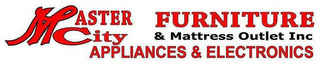 MASTER CITY FURNITURE & MATTRESS OUTLET INC APPLIANCES & ELECTRONICS logo