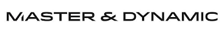 MASTER & DYNAMIC logo