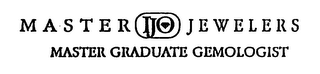 MASTER IJO JEWELERS MASTER GRADUATE GEMOLOGIST