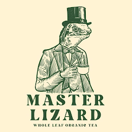 MASTER LIZARD WHOLE LEAF ORGANIC TEA logo