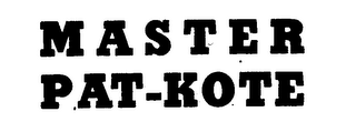 MASTER PAT-KOTE logo