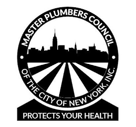 MASTER PLUMBERS COUNCIL OF THE CITY OF NEW YORK, INC. PROTECTS YOUR HEALTH logo