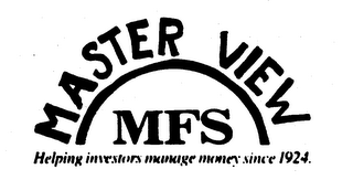MASTER VIEW MFS HELPING INVESTORS MANAGE MONEY SINCE 1924. logo
