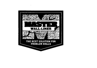 MASTER WALL-LINER THE BEST SOLUTION FOR PROBLEM WALLS logo