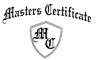 MASTERS CERTIFICATE MC logo