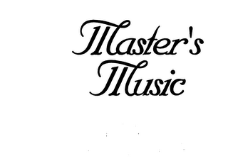 MASTER'S MUSIC logo