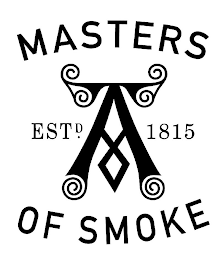MASTERS OF SMOKE ESTD A 1815 logo