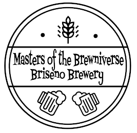MASTERS OF THE BREWNIVERSE BRISENO BREWERY logo