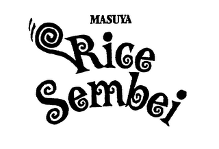 MASUYA RICE SEMBEI logo