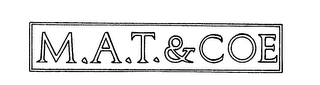 M.A.T. & COE logo